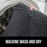 Коврик для ванной Gorilla Grip, 153х44 см, темно-серый - фото 5