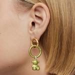 Кольцо-подвеска Tous Hold Medium, серебро/зеленый - фото 8