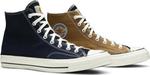Кроссовки Converse Carhartt WIP x Renew Chuck 70 High Navy Brown, синий - фото 8