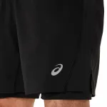 Шорты Asics Core 2-in-1 7in, черный - фото 6