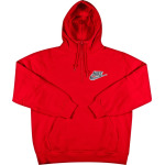 Толстовка Supreme x Nike Half Zip Hooded Sweatshirt 'Red', красный - фото