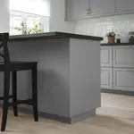 Накладная панель, серая, 39x86 см, BODBYN IKEA - фото 3