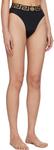 Черные плавки бикини с каймой греческого цвета Versace Underwear - фото 2