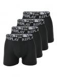 Трусы боксеры Replay Boxershort 4er Pack, черный - фото