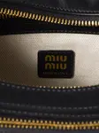 Карманная сумка через плечо MIU MIU, черный - фото 4