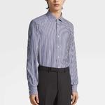 Футболка мужская синяя Ermenegildo Zegna - фото 6