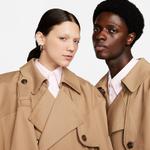 Пальто x martine rose trench coat 'tan' Nike, бежевый - фото 3