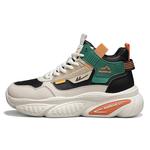 Зимние ботинки мужские Warrior, бежевый/черный/зеленый (всесезонные) - фото