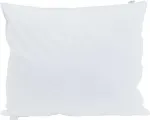Подушка с подушкой, белая, 60 x 70 см, перо vidaXL - фото