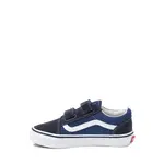 Кроссовки для скейтбординга Vans Old Skool V — Little Kid, темно-синий/черный - фото 2