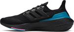 Кроссовки Adidas UltraBoost 21 'Black Active Teal', черный - фото 4