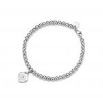 Браслет Tiffany & Co. Return to Tiffany Red Mini Heart Bead, серебро/бриллиант - фото 2