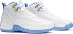 Кроссовки Air Jordan 12 Retro GG University Blue, белый - фото 8