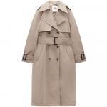 Тренч Zara Fitted With Tabs, бежевый - фото 2