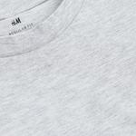 Футболка H&M Regular Fit Crew-neck, серый - фото 7
