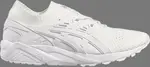 Кроссовки gel kayano trainer knit 'triple white' Asics, белый - фото 2