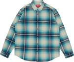 Рубашка Supreme Shadow Plaid Flannel Shirt 'Blue', синий - фото 2