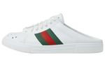 GUCCI ACE Wrap-toe Slippers Мужские Белые - фото