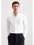 Рубашка делового кроя белого цвета Seidensticker - фото
