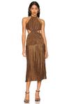 Платье MISHA Odette, цвет Copper - фото