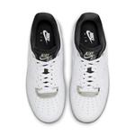 Кроссовки женские Nike Air force 1 кожаные с перфорацией, белый - фото 4