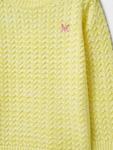 Детский фактурный джемпер Crew Clothing, Lemon Yellow - фото 3