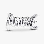 Шарм Pandora Amore Script, серебро - фото
