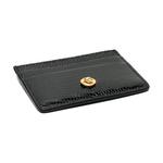 VERSACE Кожаный картхолдер унисекс черный - фото 4