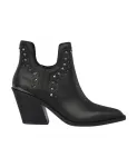 Остроносые ботильоны на каблуке Alma En Pena, черный - фото