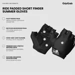 Перчатки GripGrab Ride Padded short, черный - фото 7
