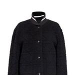 Пальто с бархатистой текстурой FW24 Women's DIOR, черный - фото 4