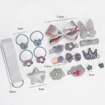 Korbi, Набор резинок и заколок для волос для девочек, 7 штук - фото 4