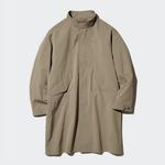 Ветрозащитное пальто 2way Uniqlo, 34 коричневый - фото