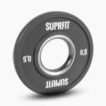 Suprfit Mini Bumper Plates (одинарные) - 0,5 кг, Серый - фото 3