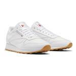 Кроссовки Reebok Classic Leather, белый/оранжевый - фото 6
