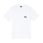 Футболка Stussy Basic Logo Tee 'White', белый - фото