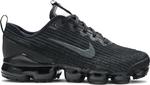 Кроссовки Nike Air VaporMax Flyknit 3 GS 'Black Anthracite', черный - фото 2