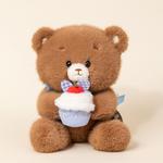 Плюшевый мишка 25 см YIHEGE, коричневый - фото 9