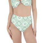 Низ бикини Hurley Mikonos Hi Waist, зеленый - фото