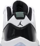 Кроссовки Air Jordan 11 Retro Low Emerald, белый - фото 7