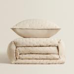 Одеяло Zara Home Quilted With Dots, бежевый - фото