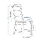 Стул Ikea Nordviken, античный лак - фото 7