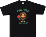 Футболка BAPE Milo Pingpong Sports Tee 'Black', черный - фото 2