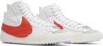 Кроссовки Nike Blazer Mid '77 Jumbo 'White Total Orange', белый - фото 9