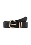 Ремень Mango BUCKLE, Black - фото