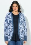 Кардиган Ulla Popken Cardigan, Atlantic Blue/Blue - фото