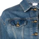 Джинсовая куртка женская голубая PINKO - фото 6