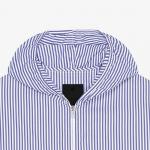 Givenchy Полосатая хлопковая куртка с капюшоном, Blue - фото 8