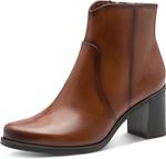 Женские ботильоны на каблуке Tamaris, Cognac - фото