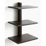 Деревянная настенная полка H&M, Темно-коричневый - фото